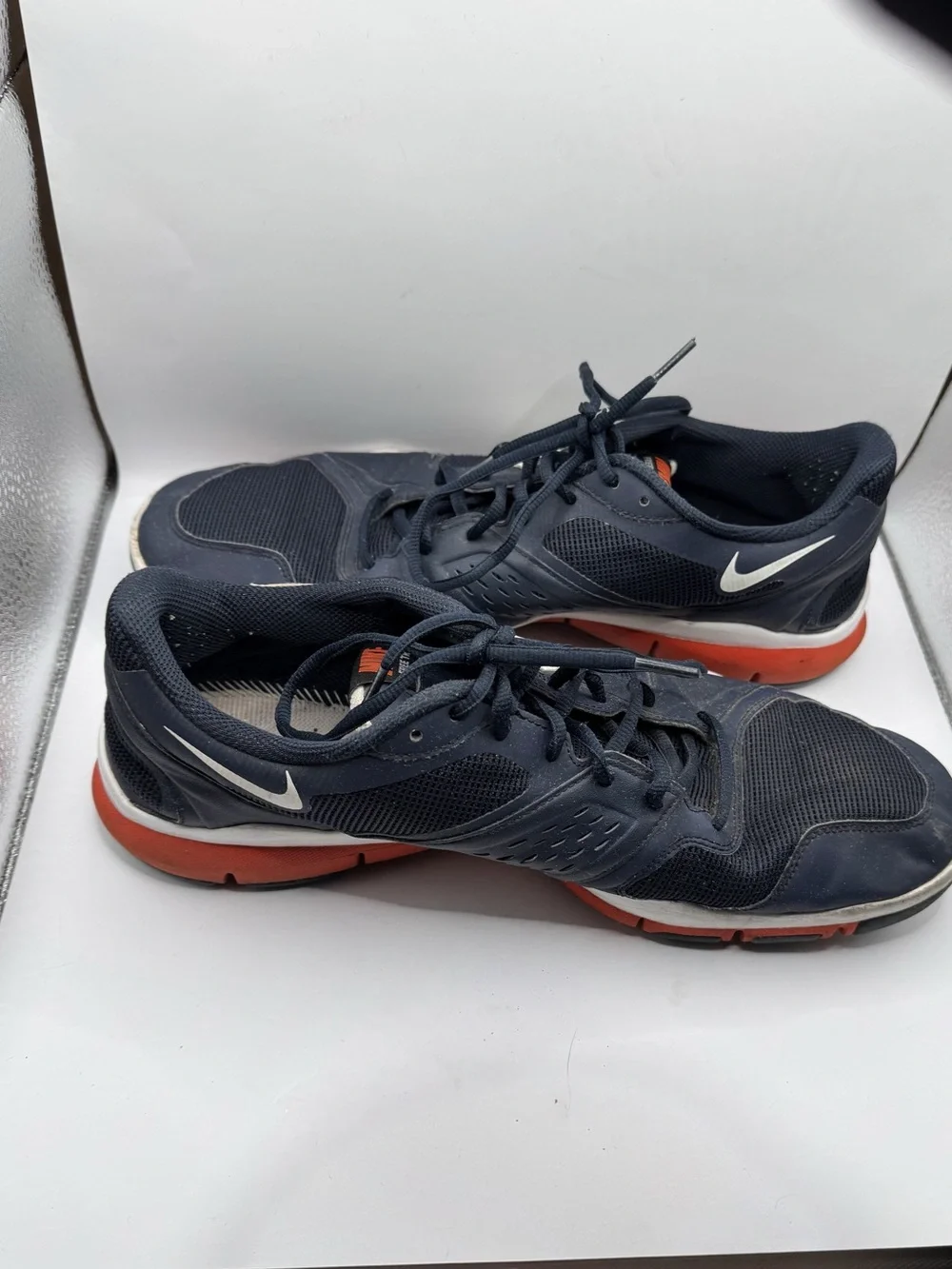 Nike Free TR Men’s Size 13 Navy White Red Training Athletic Shoes No Insoles